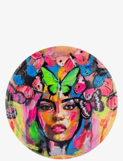 Carolina Gynning Bricka Rund 31cm, Coming Back to Life - Brickor MULITCOLOR Best