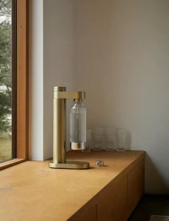 Stelton Brus kolsyremaskin - Köksmaskiner BRUSHED BRASS Sale