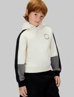 BRUSHED FLEECE CLR BLOCK HOODIE - Huvtröjor|Calvin Klein Discount