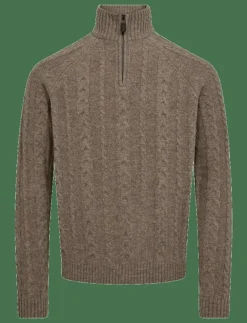 Bruun & Stengade BS Askel Regular Fit Knitwear - Stickat BROWN Clearance