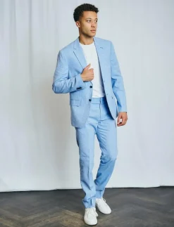 BS Pollino Classic Fit Blazer - Enkelknäppta kavajer|Bruun & Stengade Best