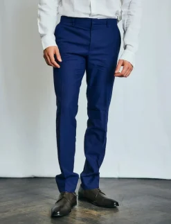 BS Pollino Classic Fit Suit Pants - Linnebyxor|Bruun & Stengade Best