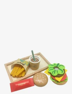 Burger Menu Set - Leksaksmat & Leksakstårtor|Magni Toys Clearance