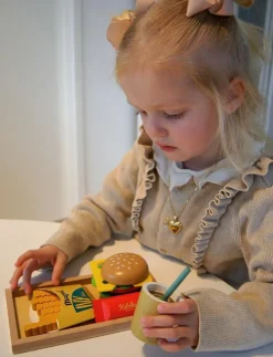 Burger Menu Set - Leksaksmat & Leksakstårtor|Magni Toys Clearance