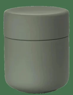 Zone Denmark Burk med lock Ume - Boxar & Askar OLIVE GREEN Discount