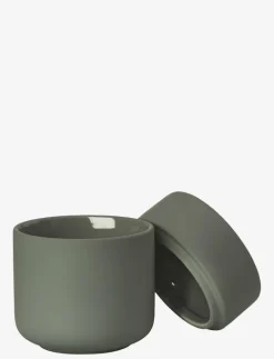 Zone Denmark Burk med lock Ume - Boxar & Askar OLIVE GREEN Discount