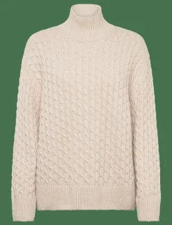 CABLE KNIT MOCK NECK - Polotröjor|GANT