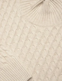 CABLE KNIT MOCK NECK - Polotröjor|GANT