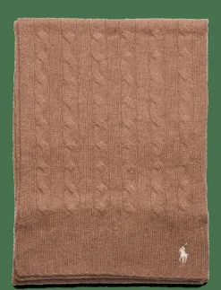 Cable-Knit Wool-Cashmere Scarf - Halsdukar|Polo Ralph Lauren New
