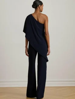 Cape Georgette One-Shoulder Jumpsuit - Jumpsuits|Lauren Ralph Lauren Discount
