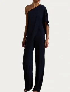 Cape Georgette One-Shoulder Jumpsuit - Jumpsuits|Lauren Ralph Lauren Discount