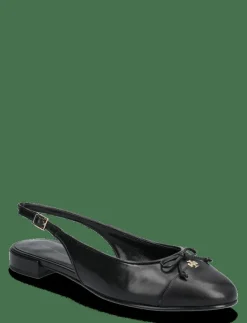 Tory Burch CAP-TOE SLINGBACK BALLET - Platta slingbacks PERFECT BLACK / PERFECT BLACK Sale