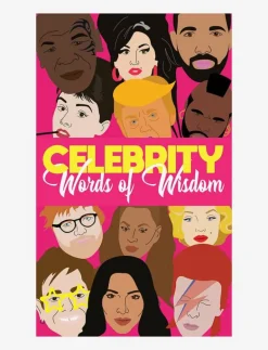 Gift Republic Cards Celebrity Words - Spel & pussel PINK Outlet