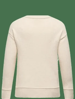 ONLY Carmakoma CARHAZEL LIFE LS DETAIL O-NECK BF KNT - Sweatshirts WHITECAP GRAY Clearance