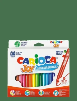 Carioca FIBERPENNOR 36 ST - Färgpennor WHITE Hot