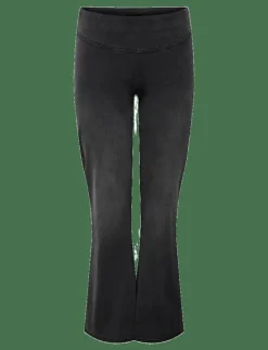 ONLY Carmakoma CARROYAL MID WAIST FLARED LEGGING NOOS - Utsvängda byxor WASHED BLACK Best