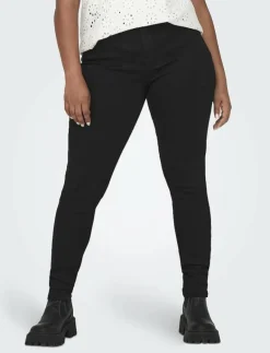 ONLY Carmakoma CARSTORM LIFE PUSH UP HW SK JEANS NOOS - Skinny Jeans BLACK Discount