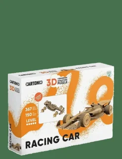 3D Pussel RACERBIL - Träfigurer|Cartonic Outlet