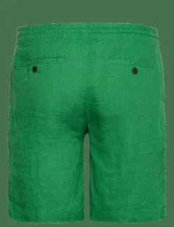 Lexington Clothing Casual Linen Shorts - Linneshorts GREEN Clearance
