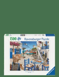 Ravensburger Cats Of Mykonos 1500p - Klassiska pussel MULTI COLOURED Clearance