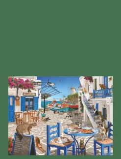 Ravensburger Cats Of Mykonos 1500p - Klassiska pussel MULTI COLOURED Clearance