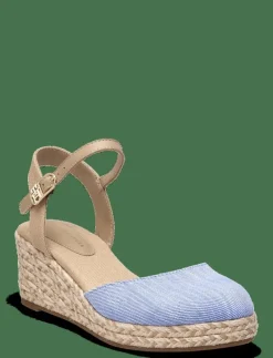 CHAMBRAY MID WEDGE ESPAD - Kilklackar|Tommy Hilfiger Sale