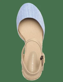 CHAMBRAY MID WEDGE ESPAD - Kilklackar|Tommy Hilfiger Sale