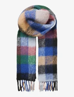 Becksöndergaard Check Anilopa Scarf - Halsdukar WINTER SKY