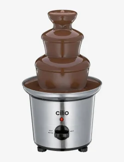 cilio Chocolate fountain PERU - Fonduegrytor SATIN STAINLESS STEEL New