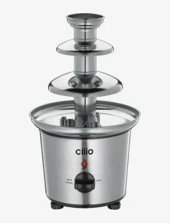 cilio Chocolate fountain PERU - Fonduegrytor SATIN STAINLESS STEEL New
