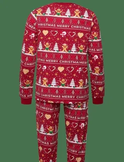 Christmas Cookie Pyjamas Red - Pyjamas|Happy Seasons Online
