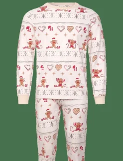 Christmas cookie pyjamas beige - Pyjamas|Happy Seasons Best