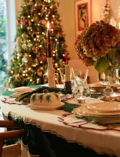 Anna + Nina Christmas Forest Butter Dish - Smörbyttor GREEN New