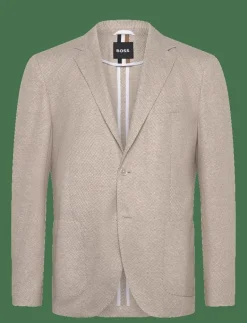 BOSS C-Jaye-J-241 - Enkelknäppta kavajer OPEN WHITE