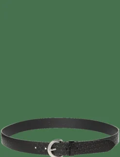 Calvin Klein CLASSIC BUCKLE AOP 30MM - Skärp BLACK PEWTER Sale