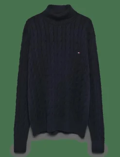CLASSIC COTTON CABLE ROLL NECK - Polokrage|Tommy Hilfiger Discount