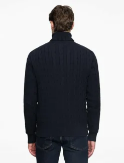 CLASSIC COTTON CABLE ROLL NECK - Polokrage|Tommy Hilfiger Discount