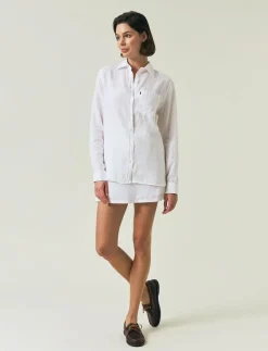 Lexington Clothing Classic Linen Shirt - Linneskjortor WHITE Sale