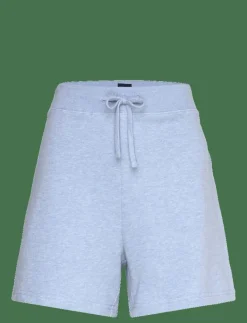 Lexington Clothing Classic Logo Jersey Shorts - Sweatshorts LIGHT BLUE MELANGE Clearance