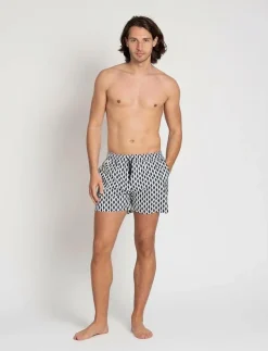 The Resort Co. Classic Swim Shorts - Badbyxor NAVY WAVES