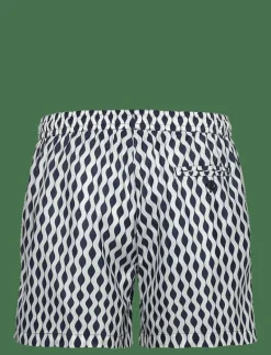 The Resort Co. Classic Swim Shorts - Badbyxor NAVY WAVES