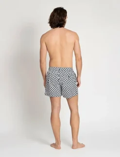 The Resort Co. Classic Swim Shorts - Badbyxor NAVY WAVES