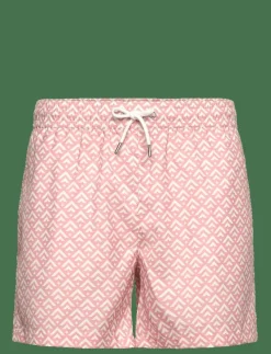 The Resort Co. Classic Swim Shorts - Badbyxor ROSE CHEVRON Outlet