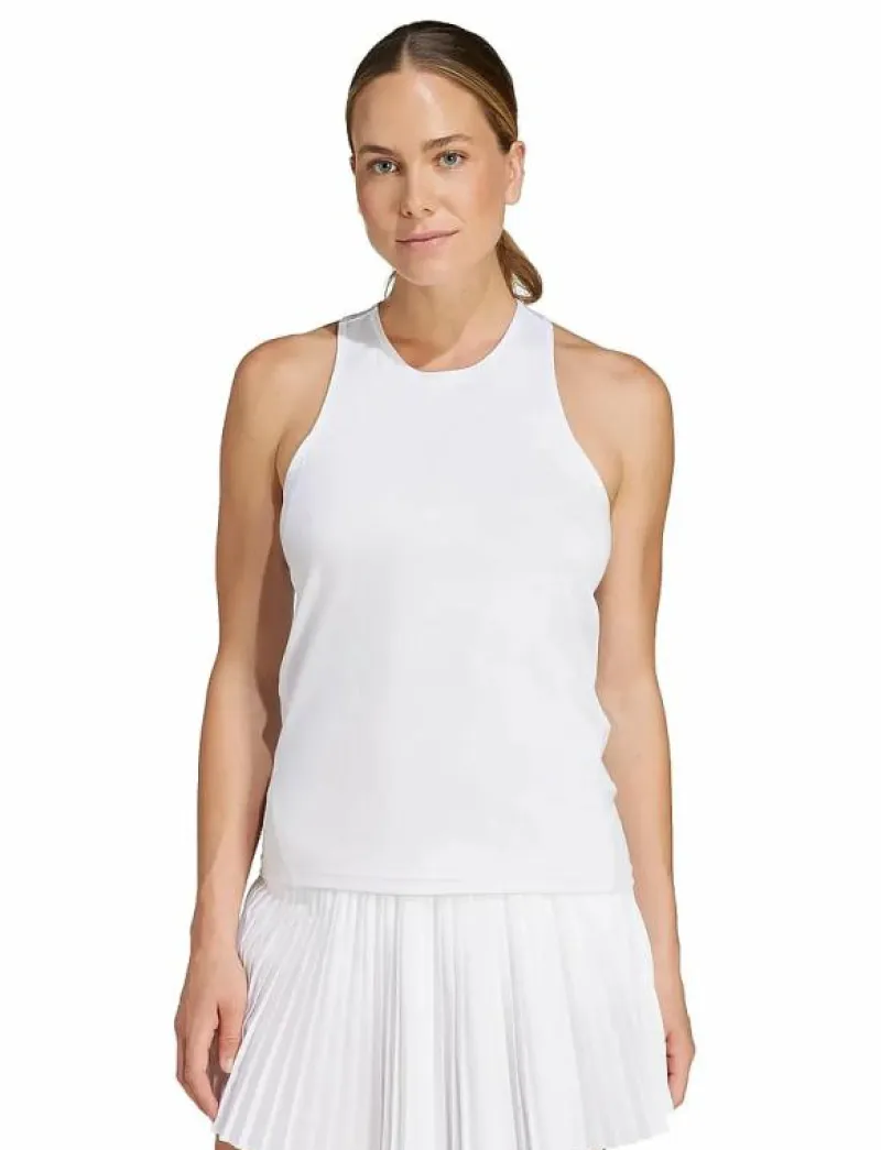 adidas Tennis CLUB TANK - Linnen 000/WHITE Discount