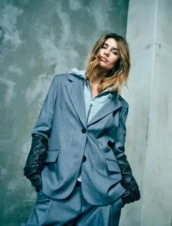 Copenhagen Muse CMTAILOR-HOODIE-BLAZER - Enkelknäppta kavajer LIGHT GREY MELANGE Discount