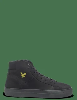 Coe Mid Leather - Höga sneakers|Lyle & Scott Online