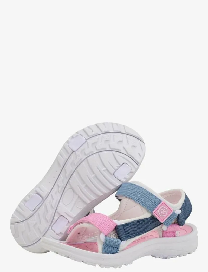 Colorblock sandals W. Velcro - Sandaler|Color Kids Outlet