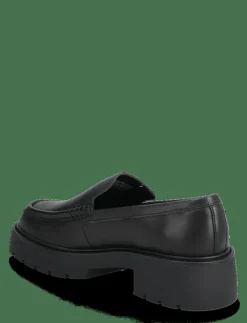 Calvin Klein COMBAT LOAFER HW LTH - Platta skor CK BLACK Hot