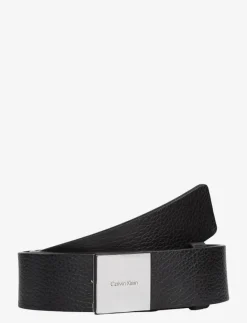 Calvin Klein COMMERCIAL HW LOGO BELT 3.0_PBL - Skärp PVH BLACK