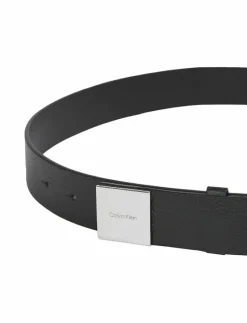 Calvin Klein COMMERCIAL HW LOGO BELT 3.0_PBL - Skärp PVH BLACK